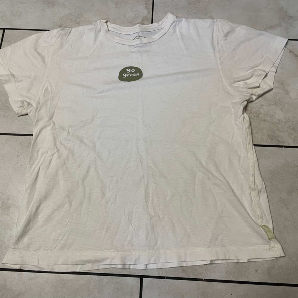 Life is Good “Go Green” T-Shirt Large - Good Karma Logo